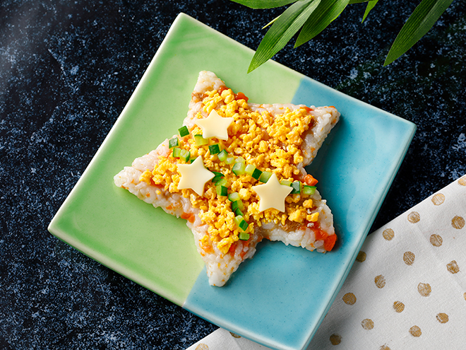 七夕オムライス